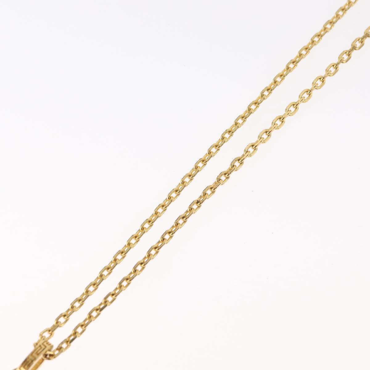 VERSACE Necklace metal Gold Tone Auth bs34900A