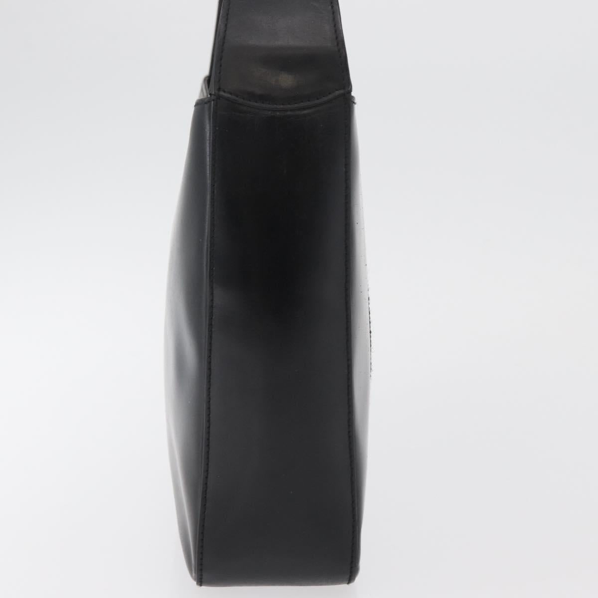 GUCCI Shoulder Bag Patent leather Black Silver 000 0506 1013 Auth bs34922