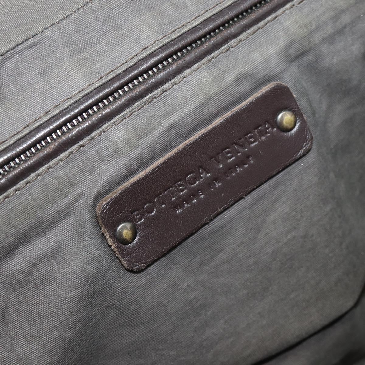 BOTTEGA VENETA INTRECCIATO Clutch Bag Leather Brown Auth bs34943