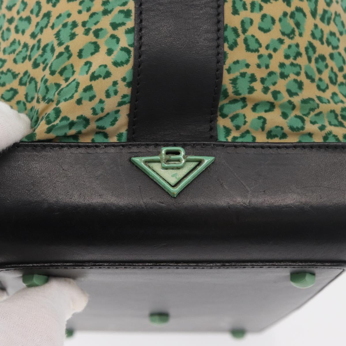 BOTTEGA VENETA Shoulder Bag Nylon Green Auth bs34945