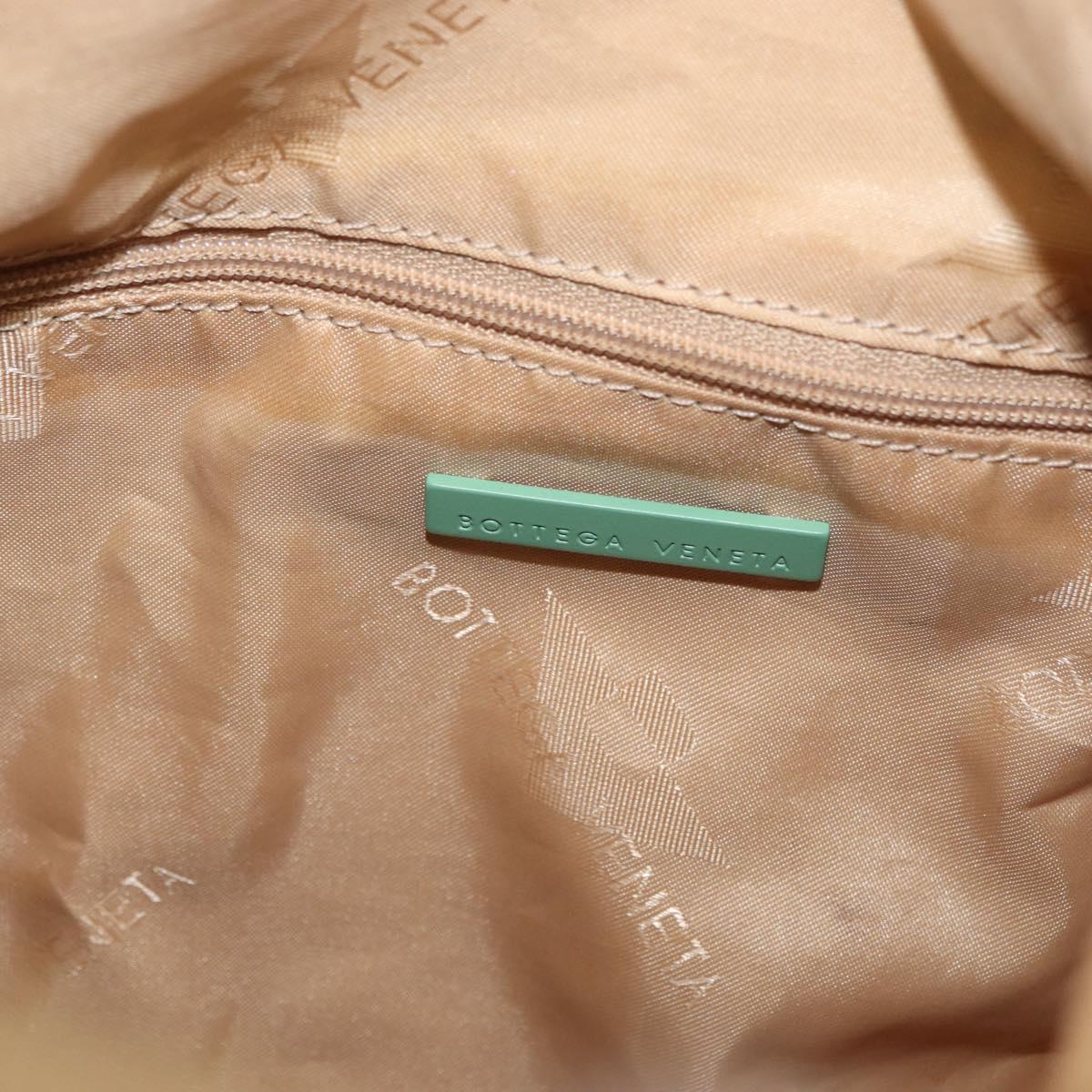 BOTTEGA VENETA Shoulder Bag Nylon Green Auth bs34945