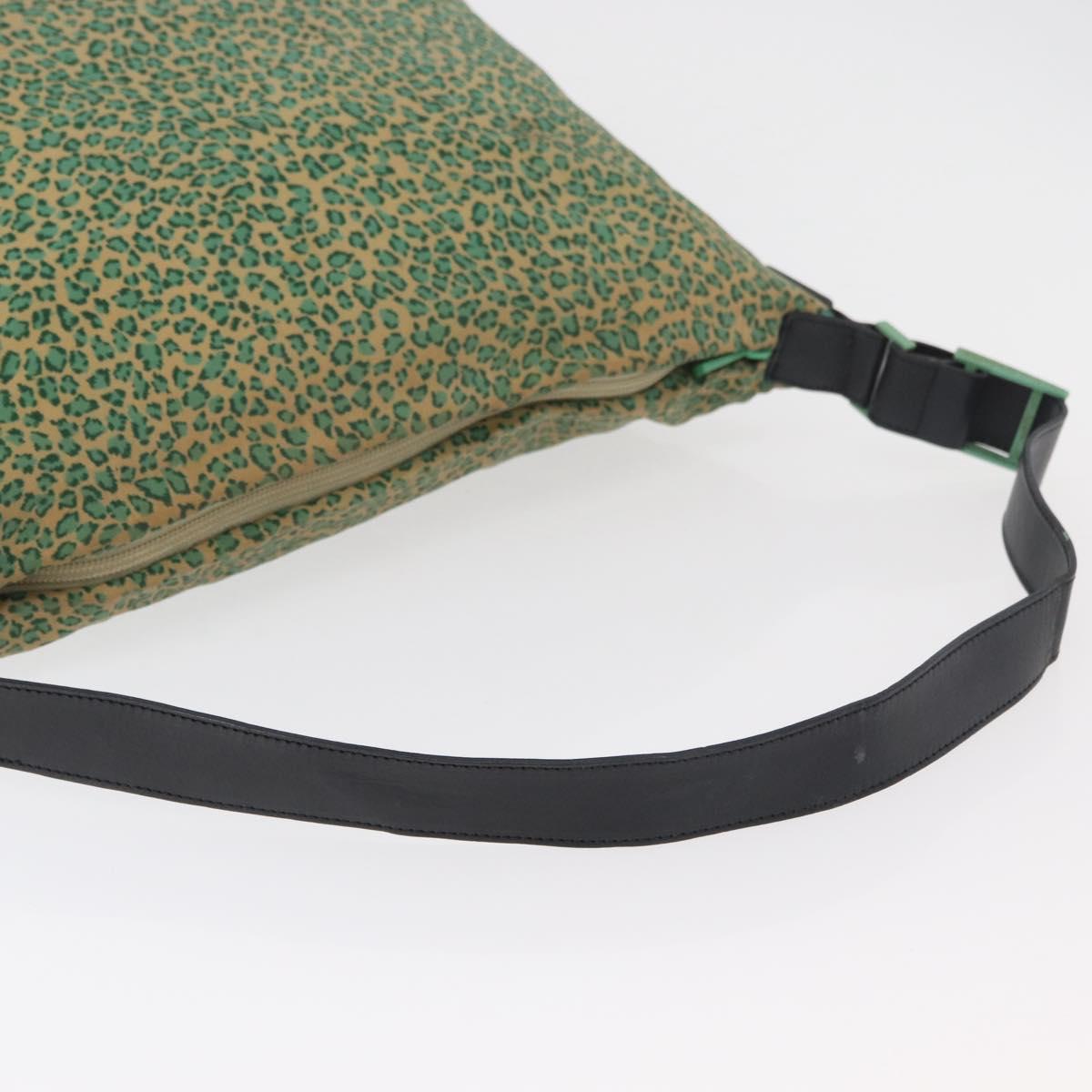 BOTTEGA VENETA Shoulder Bag Nylon Green Auth bs34945