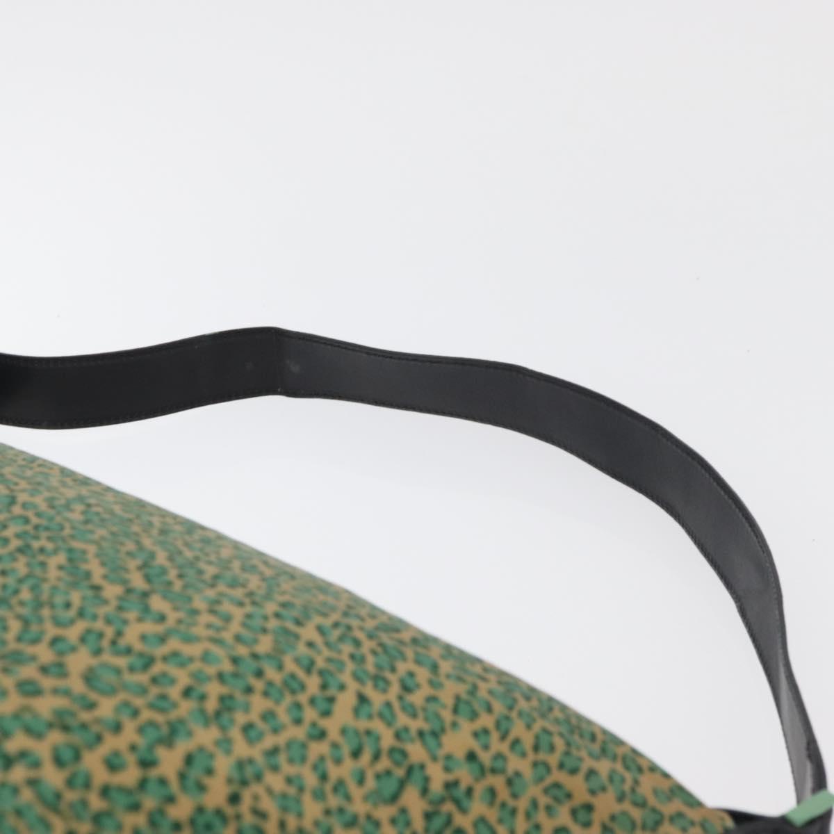 BOTTEGA VENETA Shoulder Bag Nylon Green Auth bs34945