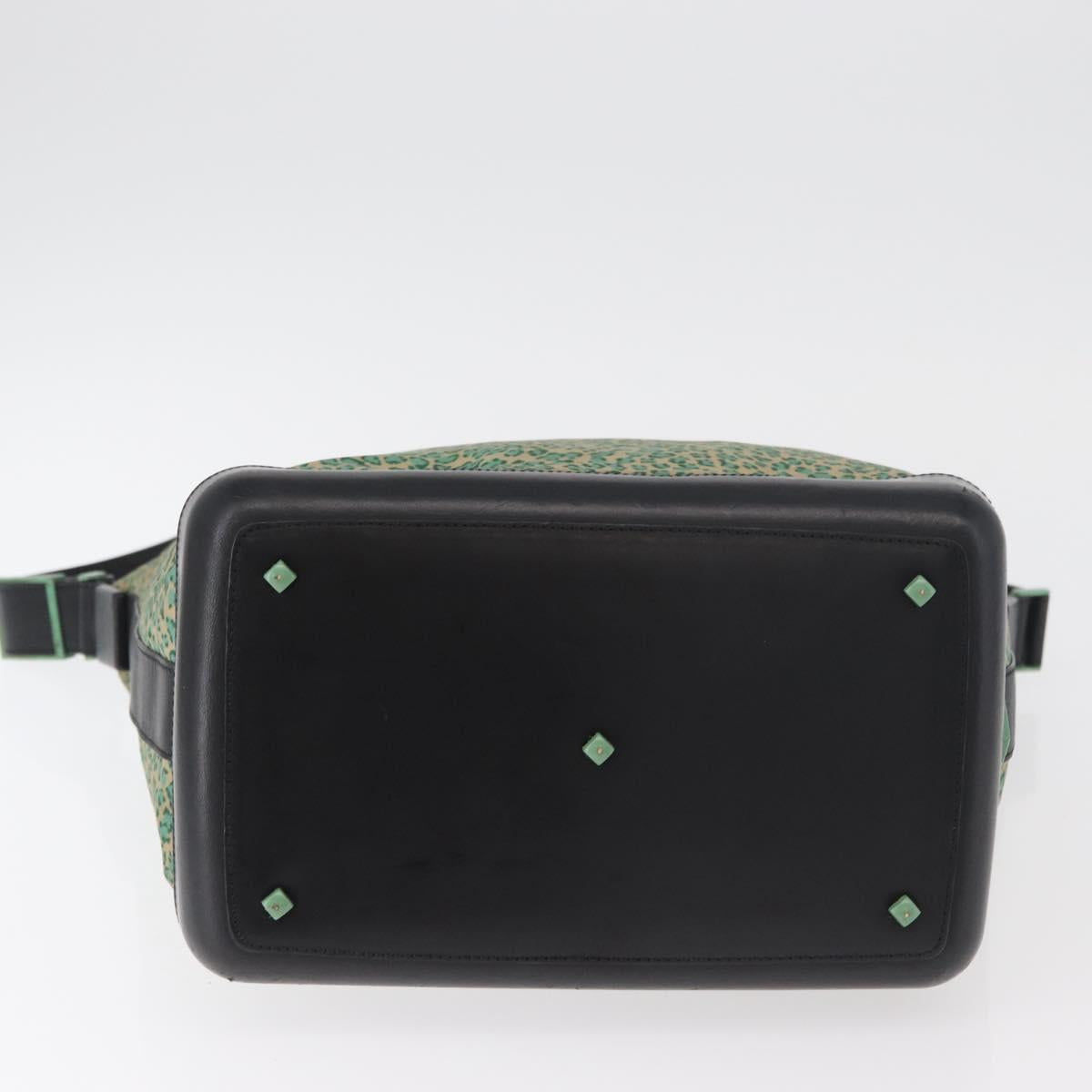 BOTTEGA VENETA Shoulder Bag Nylon Green Auth bs34945