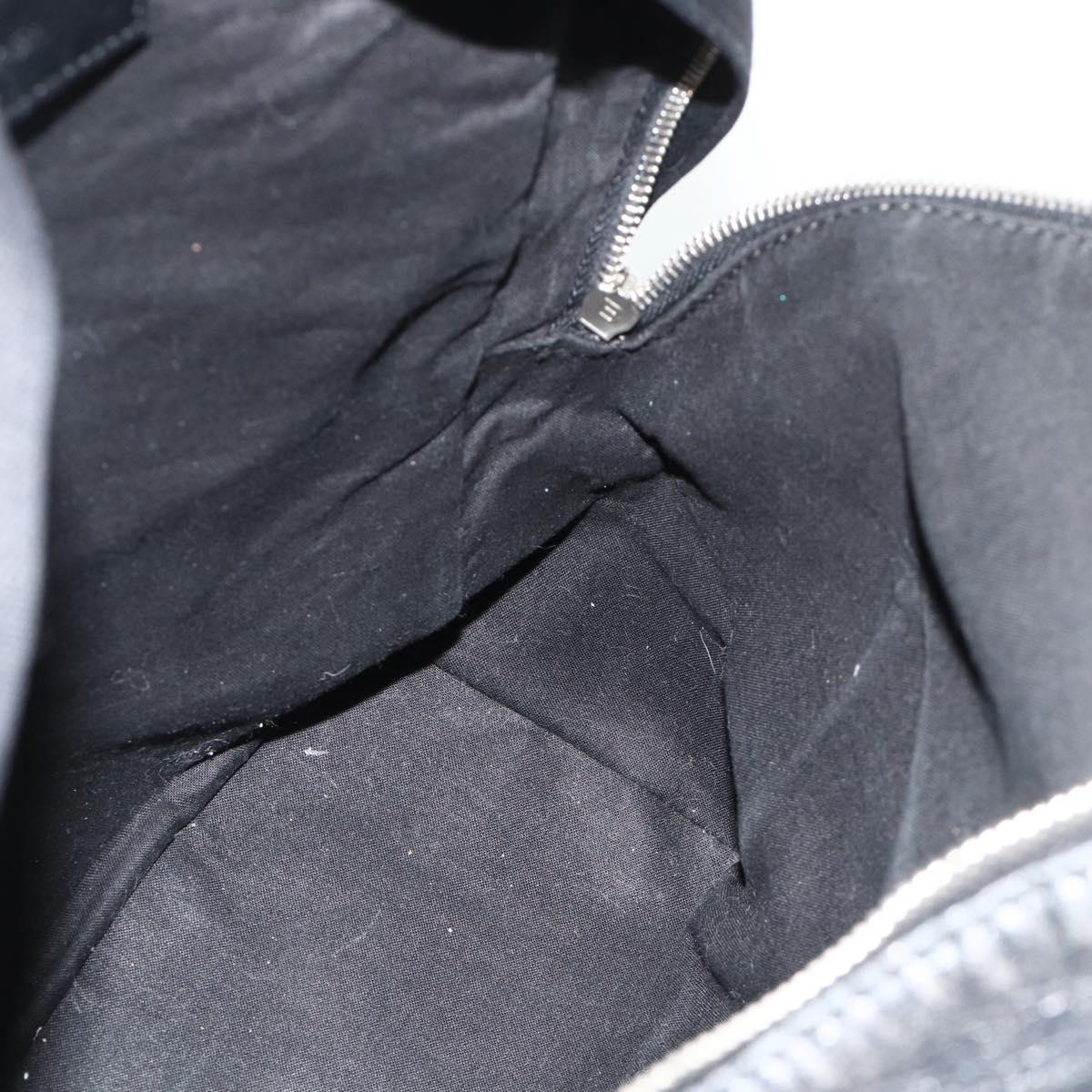 BALENCIAGA Backpack Leather Black Silver 409010 Auth bs34947