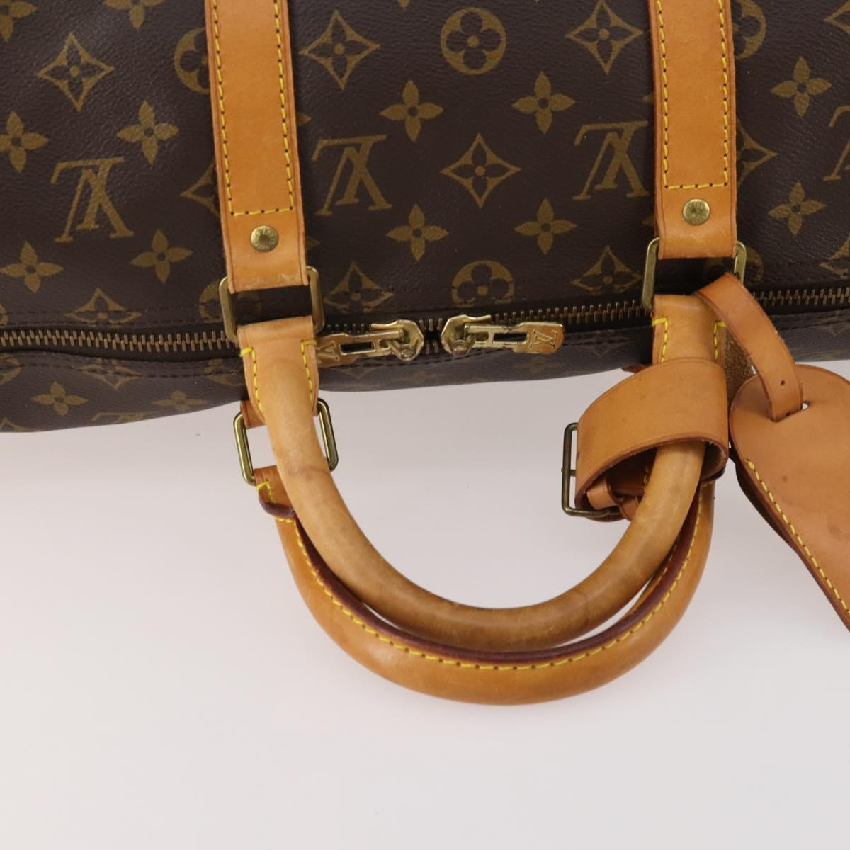 LOUIS VUITTON Monogram Keepall 50 Boston Bag M41426 LV Auth bs34955A