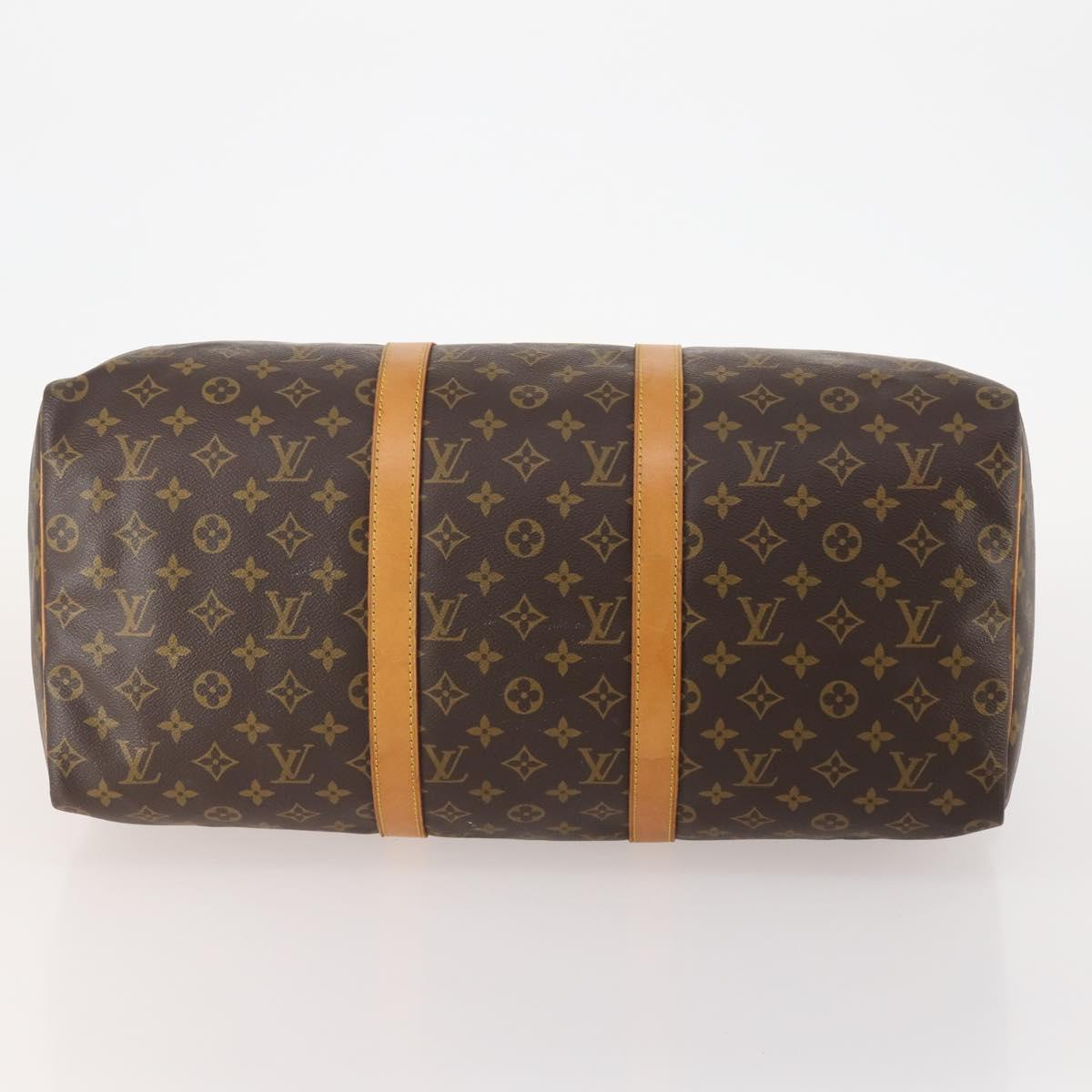 LOUIS VUITTON Monogram Keepall 50 Boston Bag M41426 LV Auth bs34955A