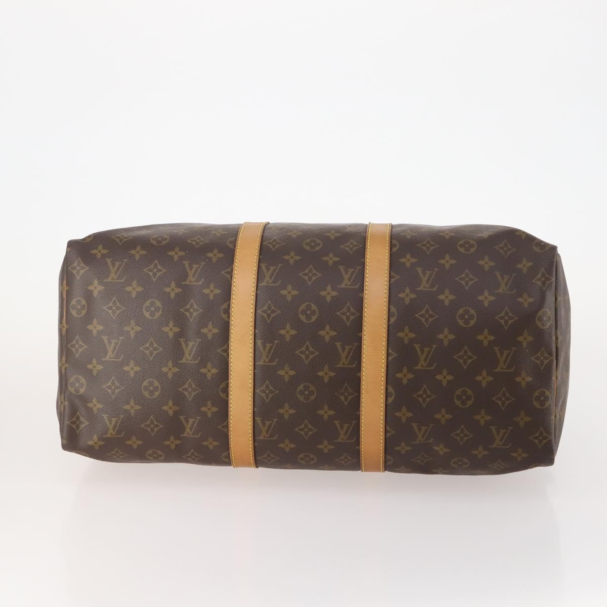 LOUIS VUITTON Monogram Keepall 50 Boston Bag M41426 LV Auth bs34957