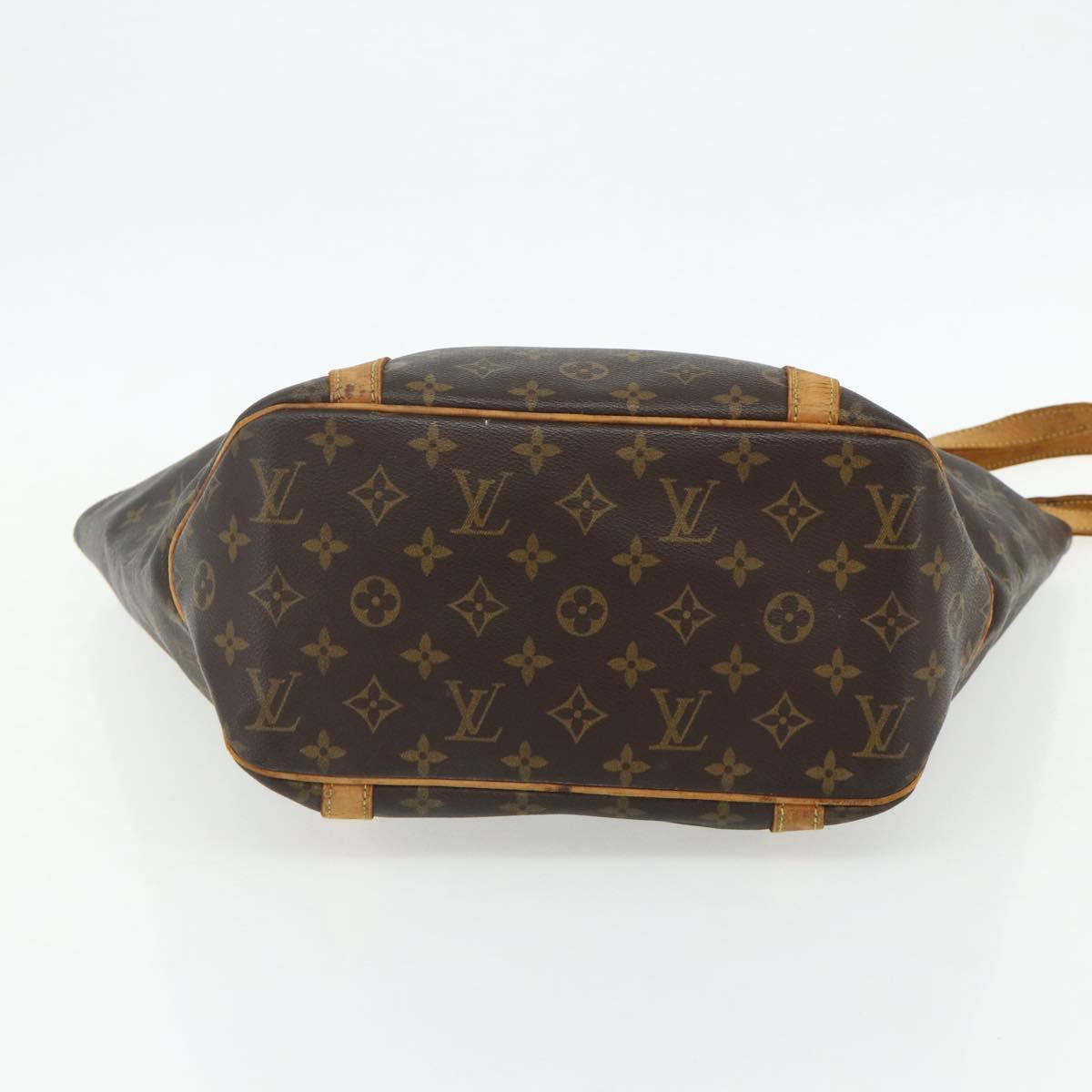 LOUIS VUITTON Monogram Sac Shopping Tote Bag M51108 LV Auth bs34958