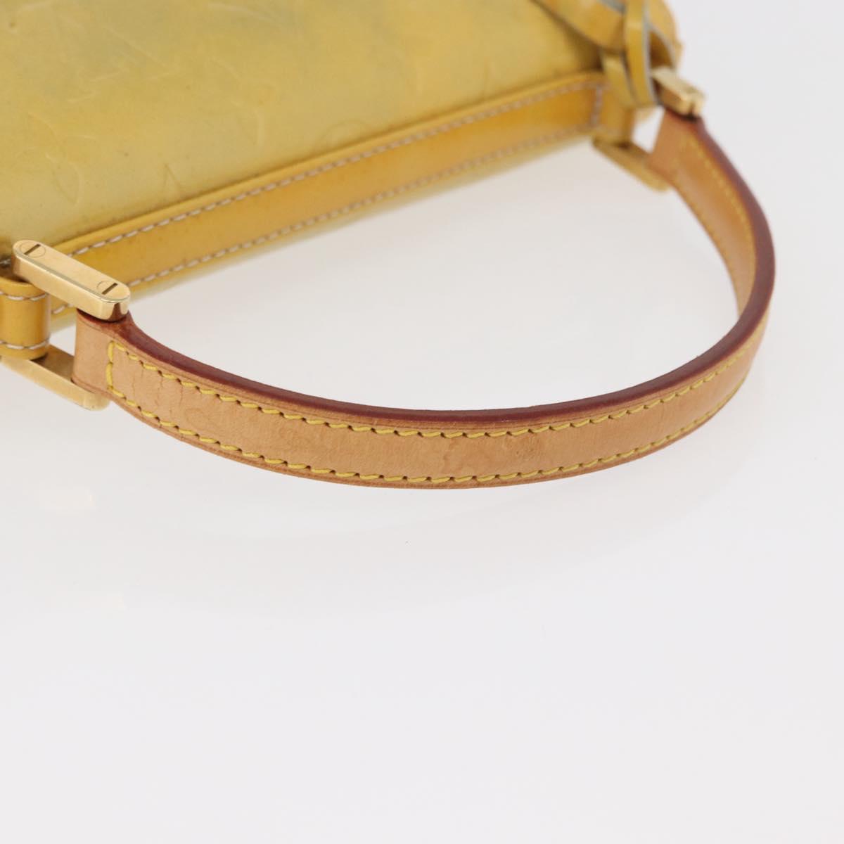 LOUIS VUITTON Monogram Vernis Spring Street Hand Bag Gris M91029 Auth bs34974A