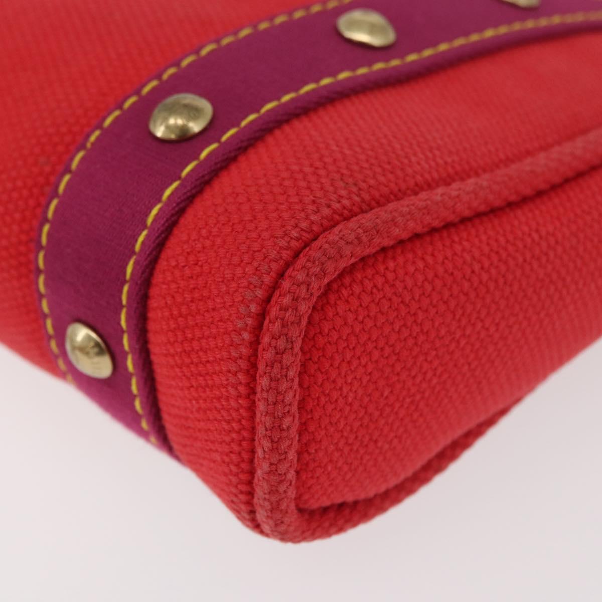 LOUIS VUITTON Antigua Cabas PM Tote Bag Canvas Rouge M40037 LV Auth bs34988