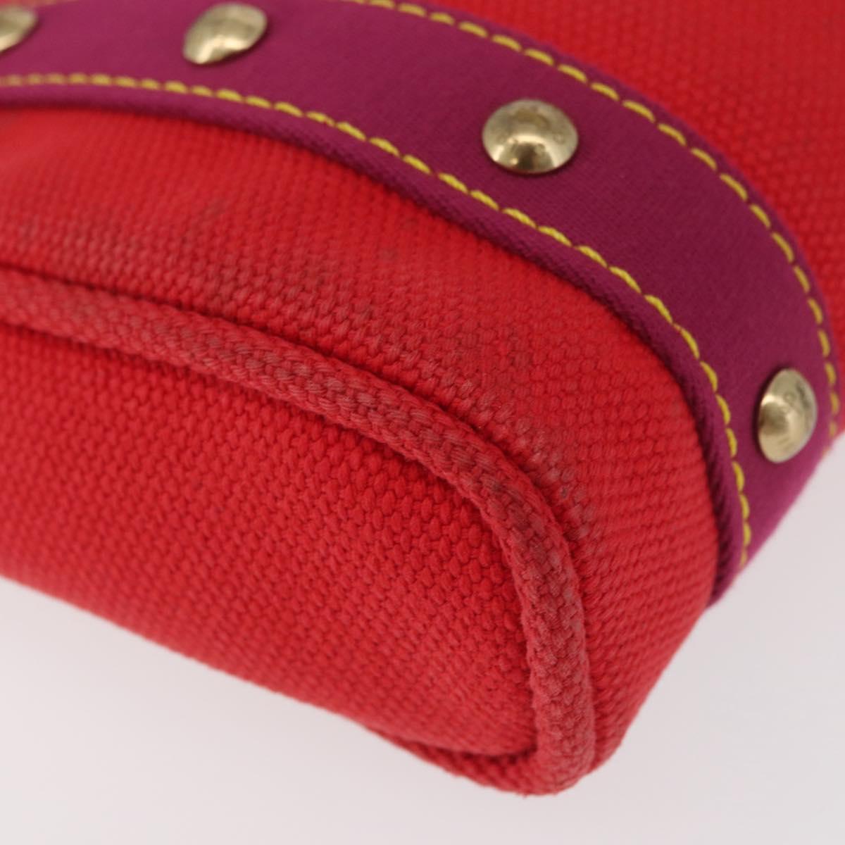LOUIS VUITTON Antigua Cabas PM Tote Bag Canvas Rouge M40037 LV Auth bs34988