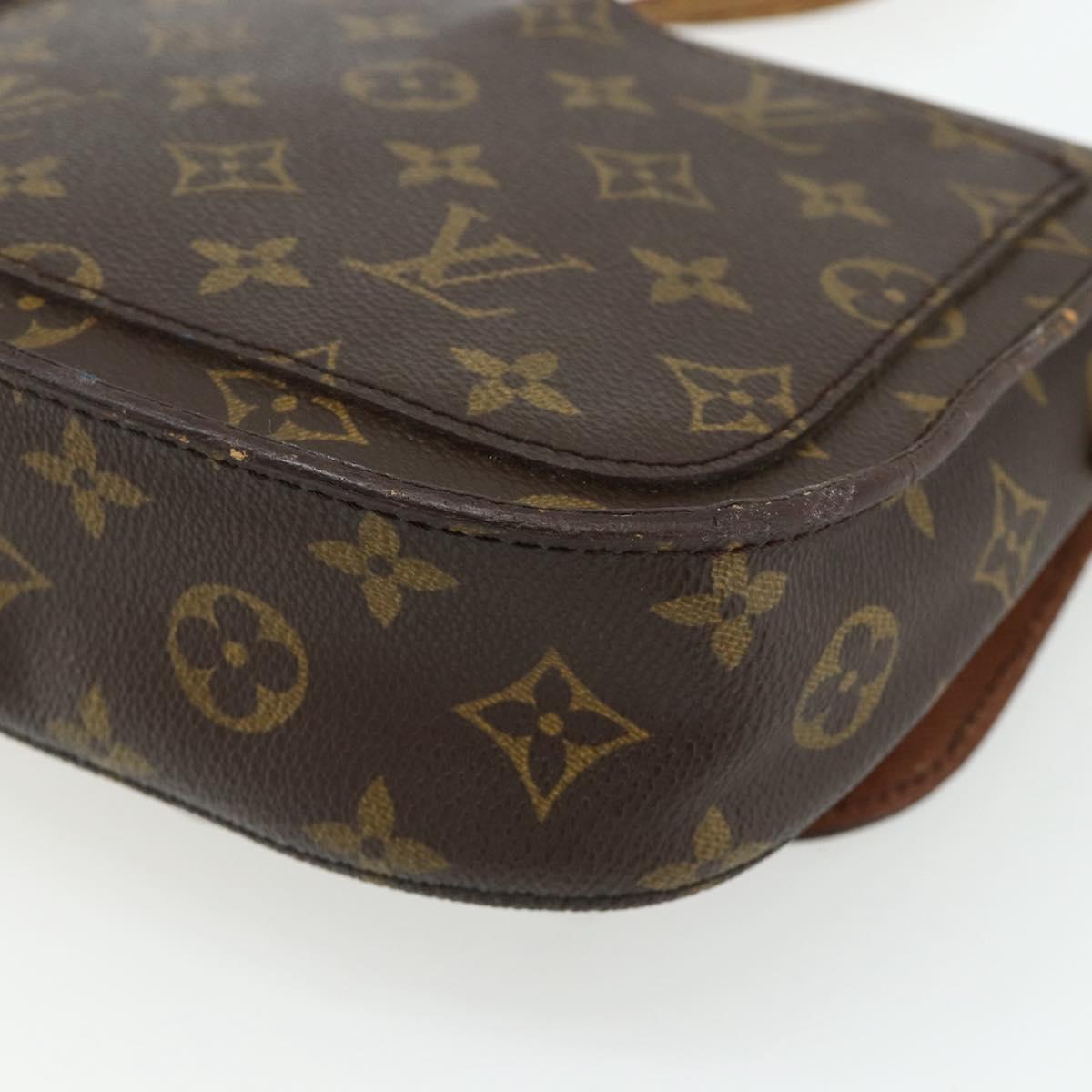LOUIS VUITTON Monogram Saint Cloud MM Shoulder Bag M51243 LV Auth bs34992