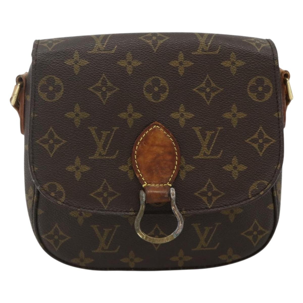 LOUIS VUITTON Monogram Saint Cloud MM Shoulder Bag M51243 LV Auth bs34992