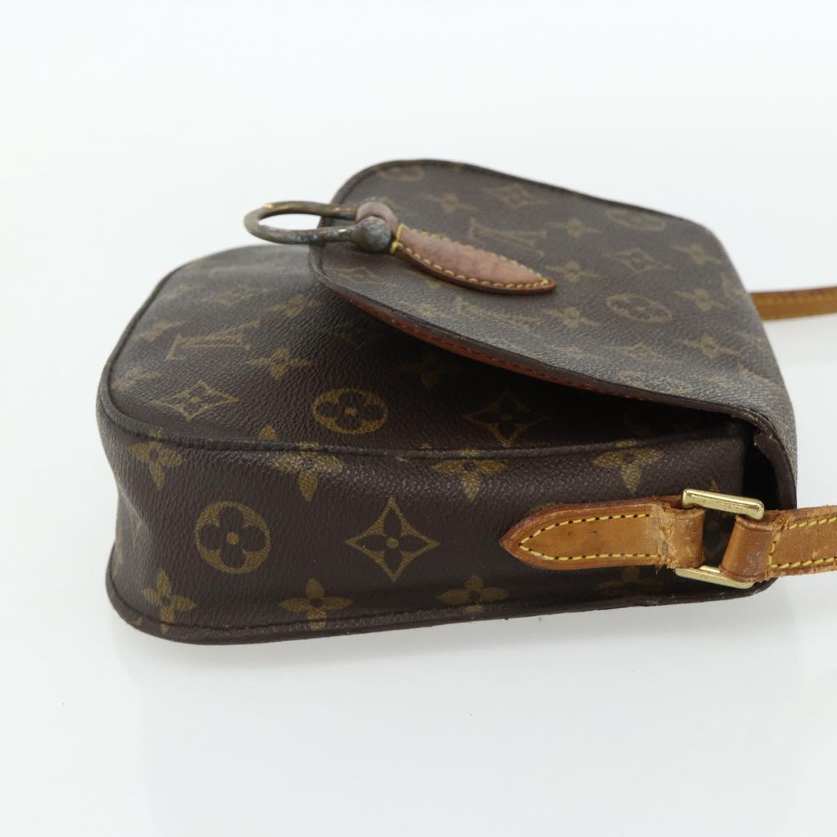 LOUIS VUITTON Monogram Saint Cloud MM Shoulder Bag M51243 LV Auth bs34992
