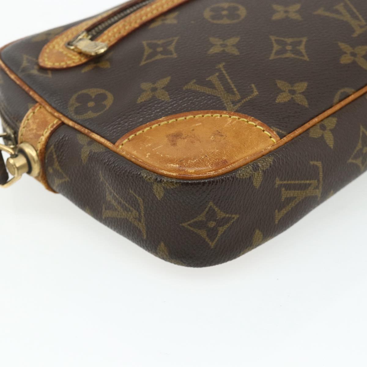 LOUIS VUITTON Monogram Marly Dragonne GM Clutch Bag M51825 LV Auth bs34996