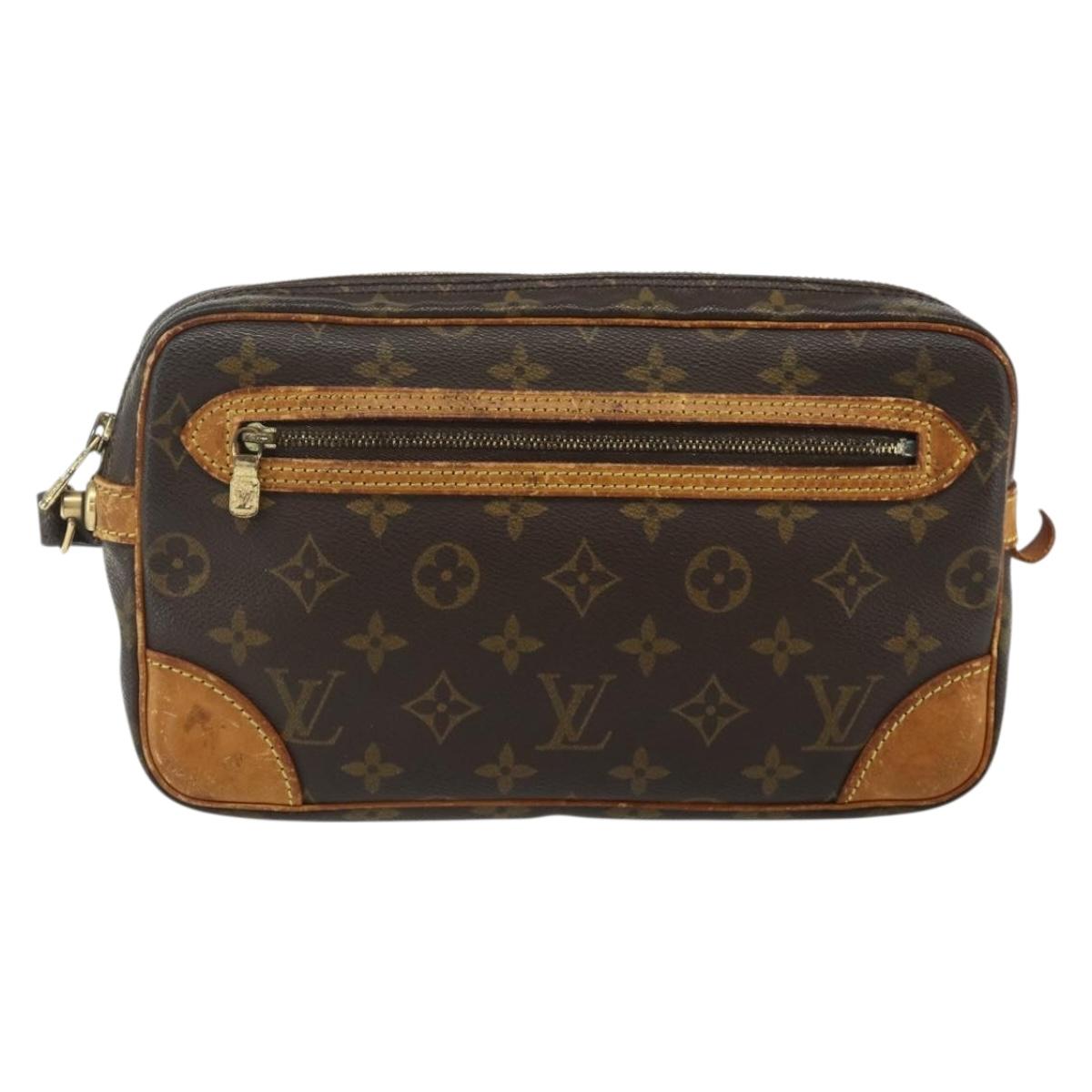 LOUIS VUITTON Monogram Marly Dragonne GM Clutch Bag M51825 LV Auth bs34996