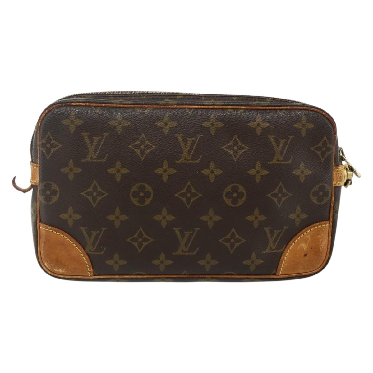 LOUIS VUITTON Monogram Marly Dragonne GM Clutch Bag M51825 LV Auth bs34996