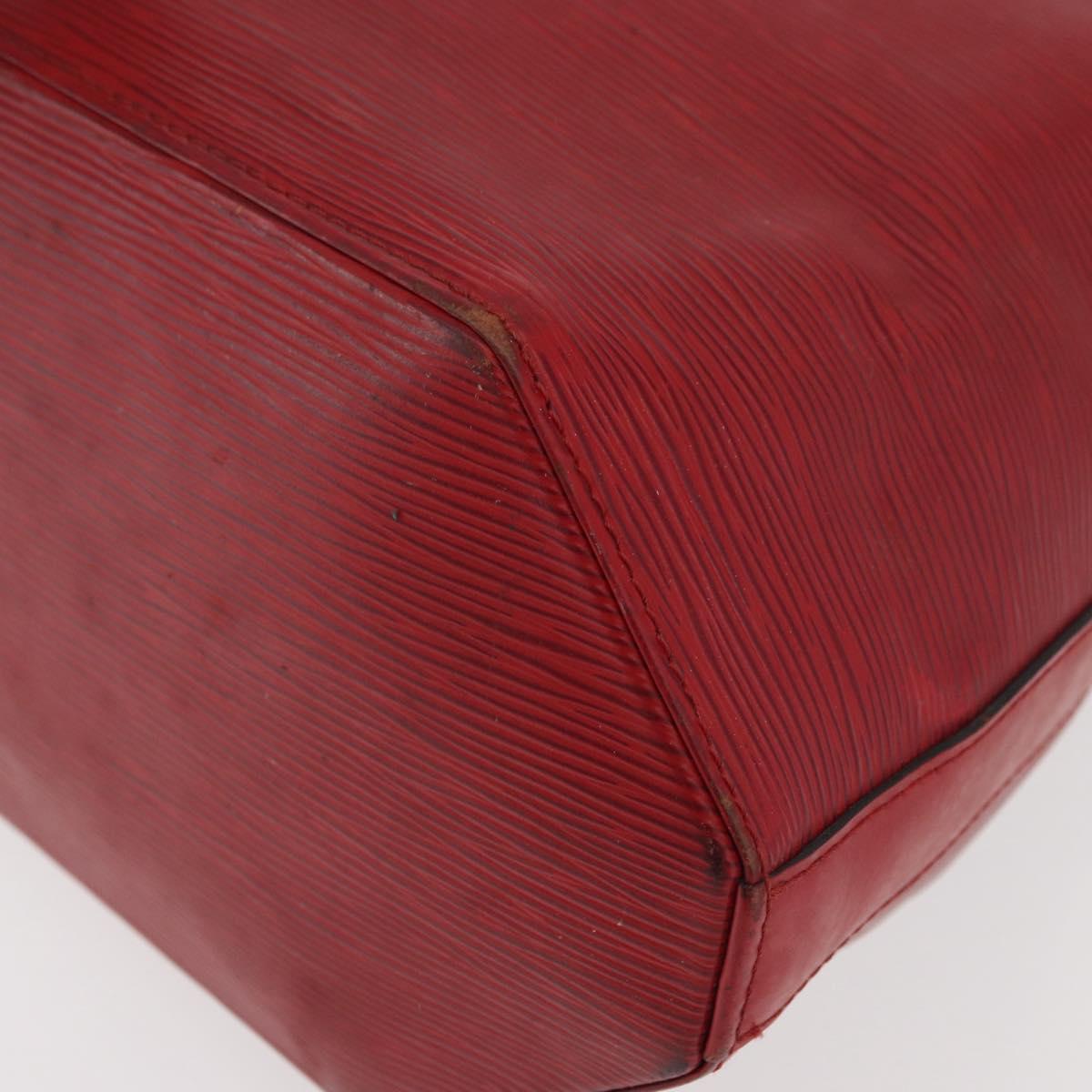 LOUIS VUITTON Epi Sac Depaule GM Shoulder Bag Red M80197 LV Auth bs34997