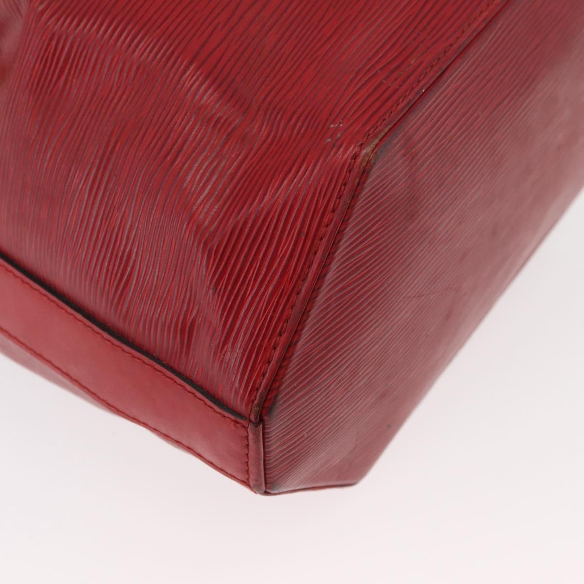 LOUIS VUITTON Epi Sac Depaule GM Shoulder Bag Red M80197 LV Auth bs34997