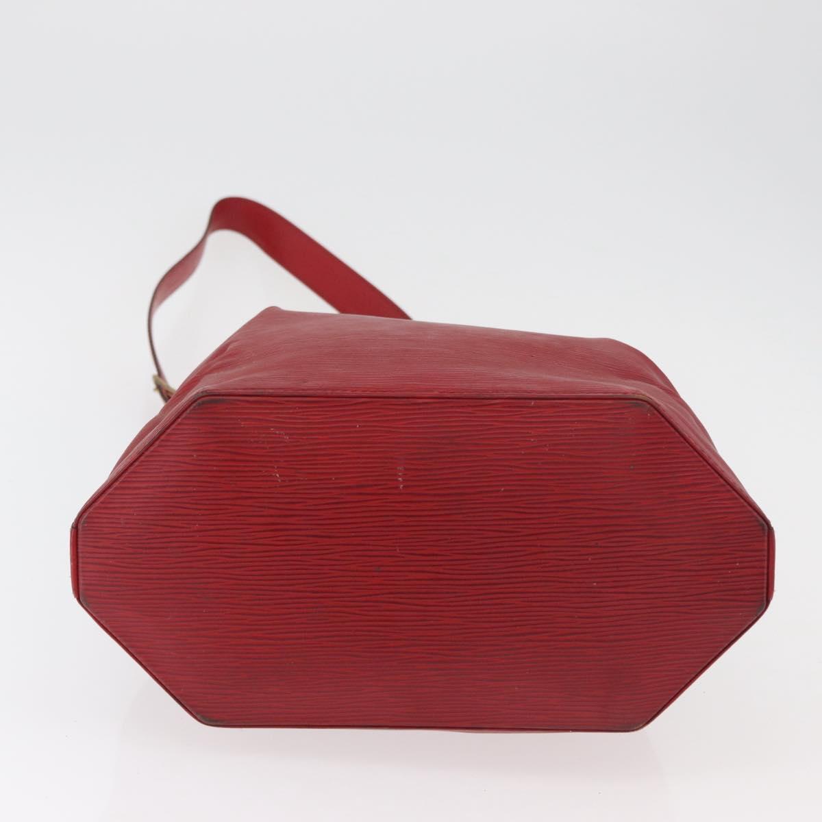 LOUIS VUITTON Epi Sac Depaule GM Shoulder Bag Red M80197 LV Auth bs34997