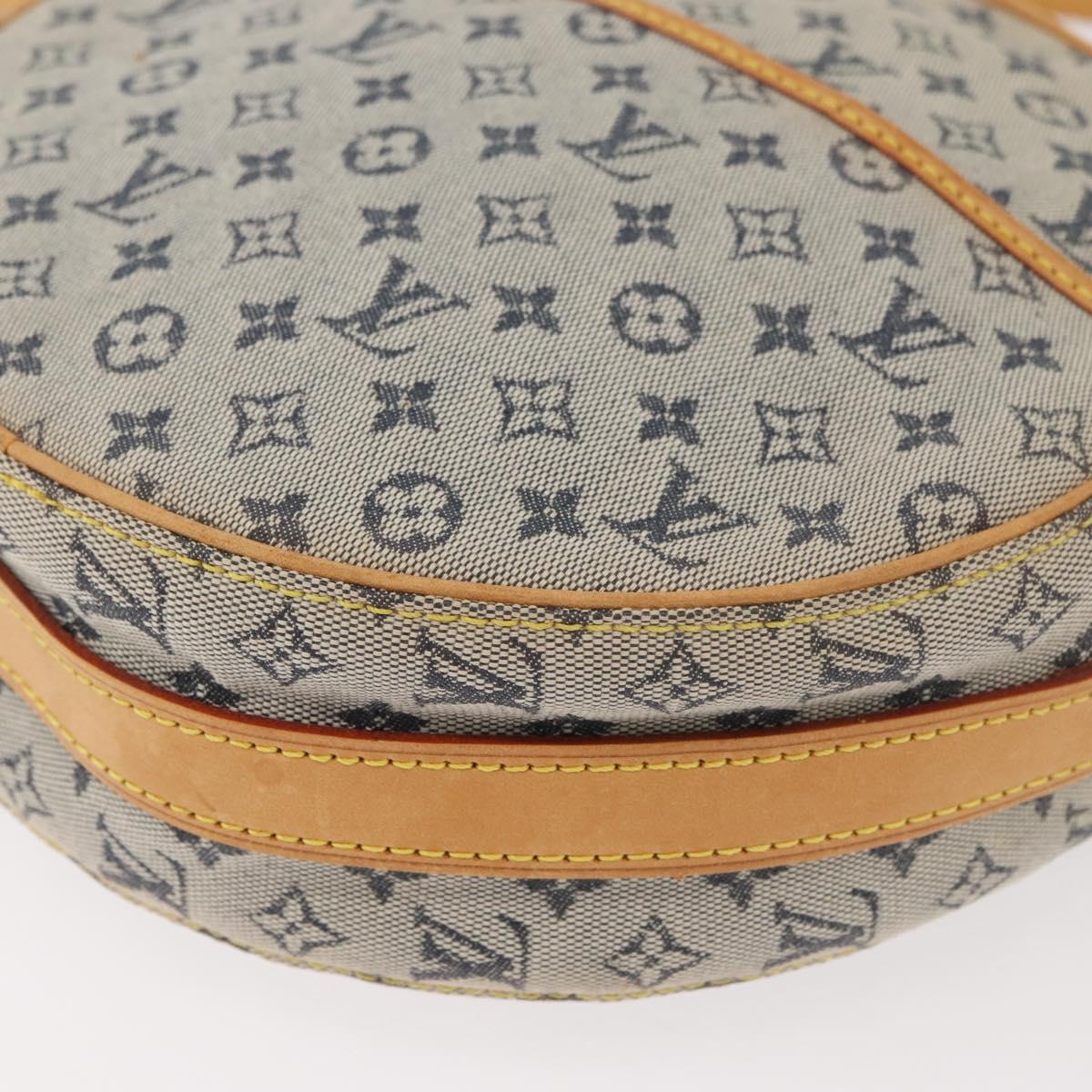 LOUIS VUITTON Monogram Mini Jeanne GM Shoulder Bag Blue M92000 LV Auth bs34999