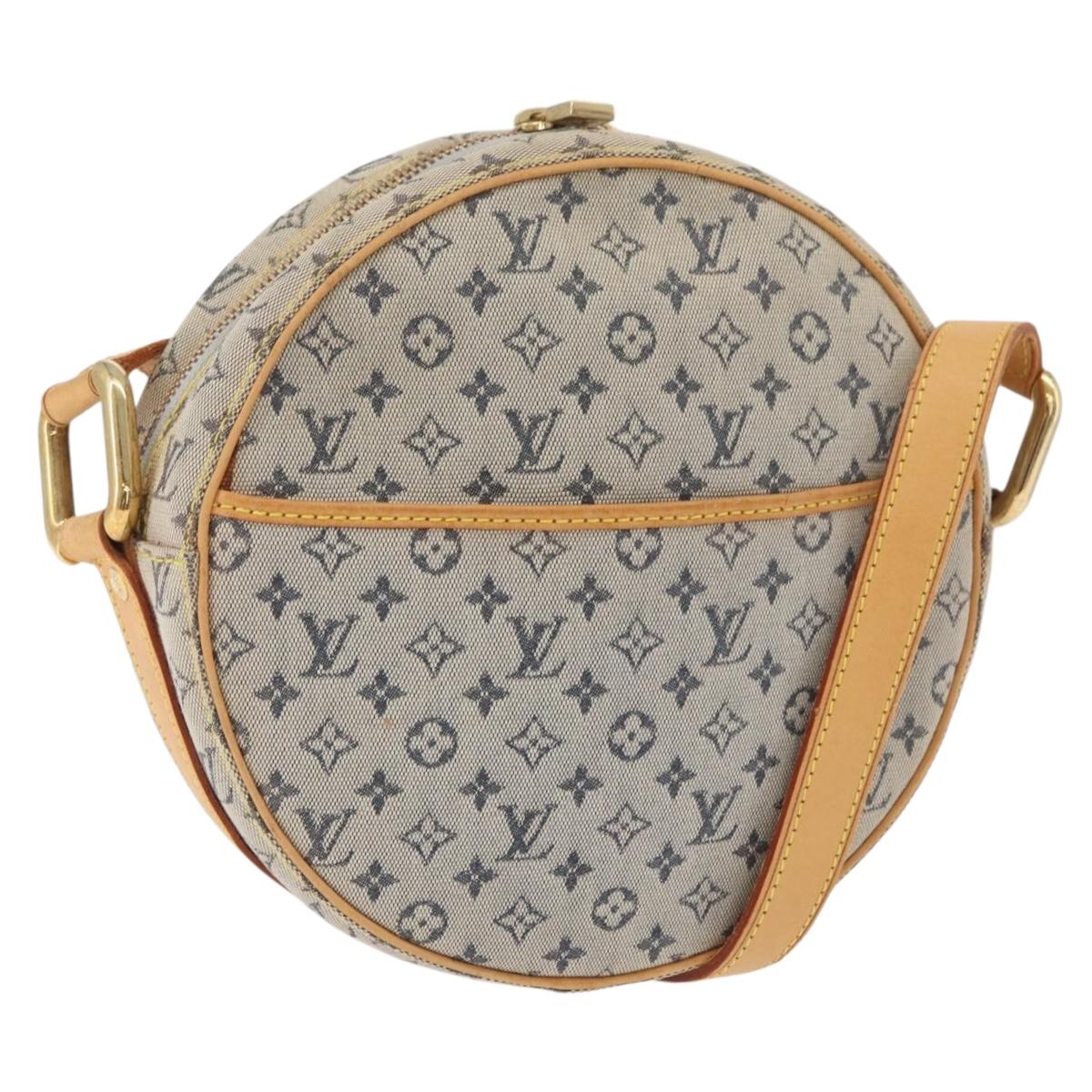 LOUIS VUITTON Monogram Mini Jeanne GM Shoulder Bag Blue M92000 LV Auth bs34999