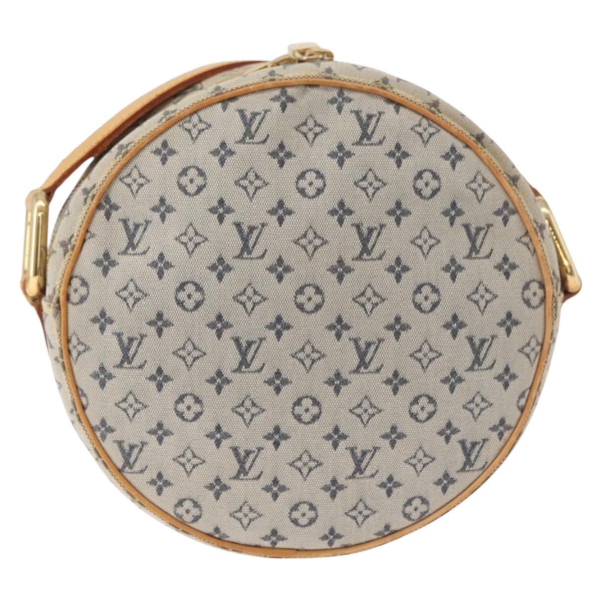 LOUIS VUITTON Monogram Mini Jeanne GM Shoulder Bag Blue M92000 LV Auth bs34999