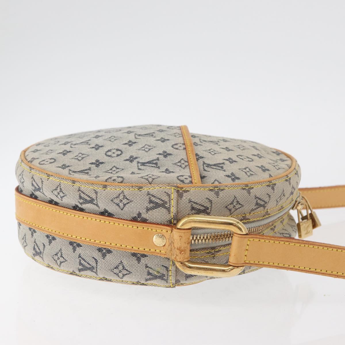 LOUIS VUITTON Monogram Mini Jeanne GM Shoulder Bag Blue M92000 LV Auth bs34999