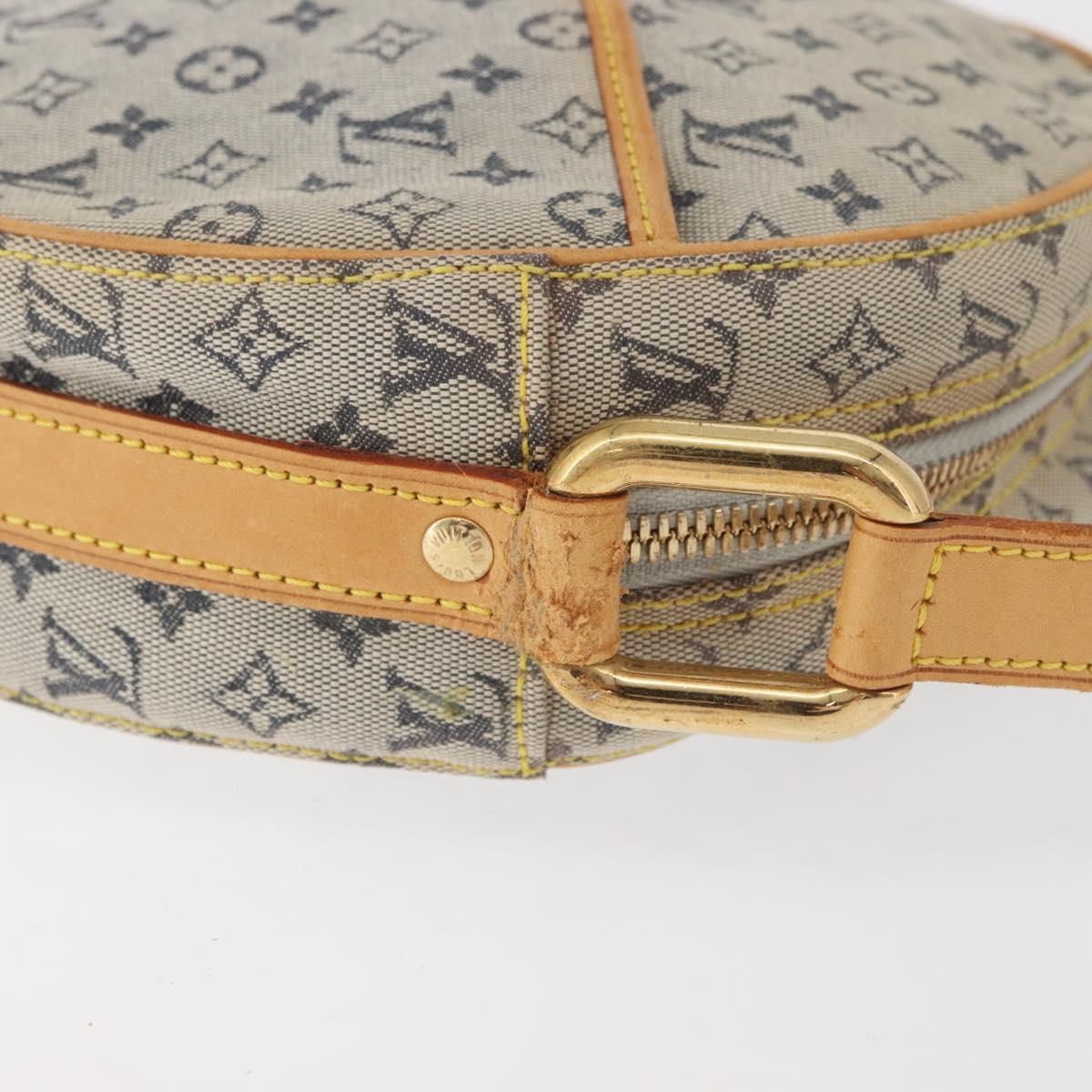 LOUIS VUITTON Monogram Mini Jeanne GM Shoulder Bag Blue M92000 LV Auth bs34999