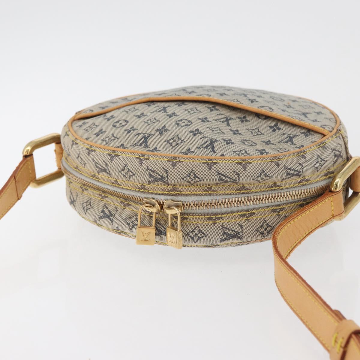 LOUIS VUITTON Monogram Mini Jeanne GM Shoulder Bag Blue M92000 LV Auth bs34999