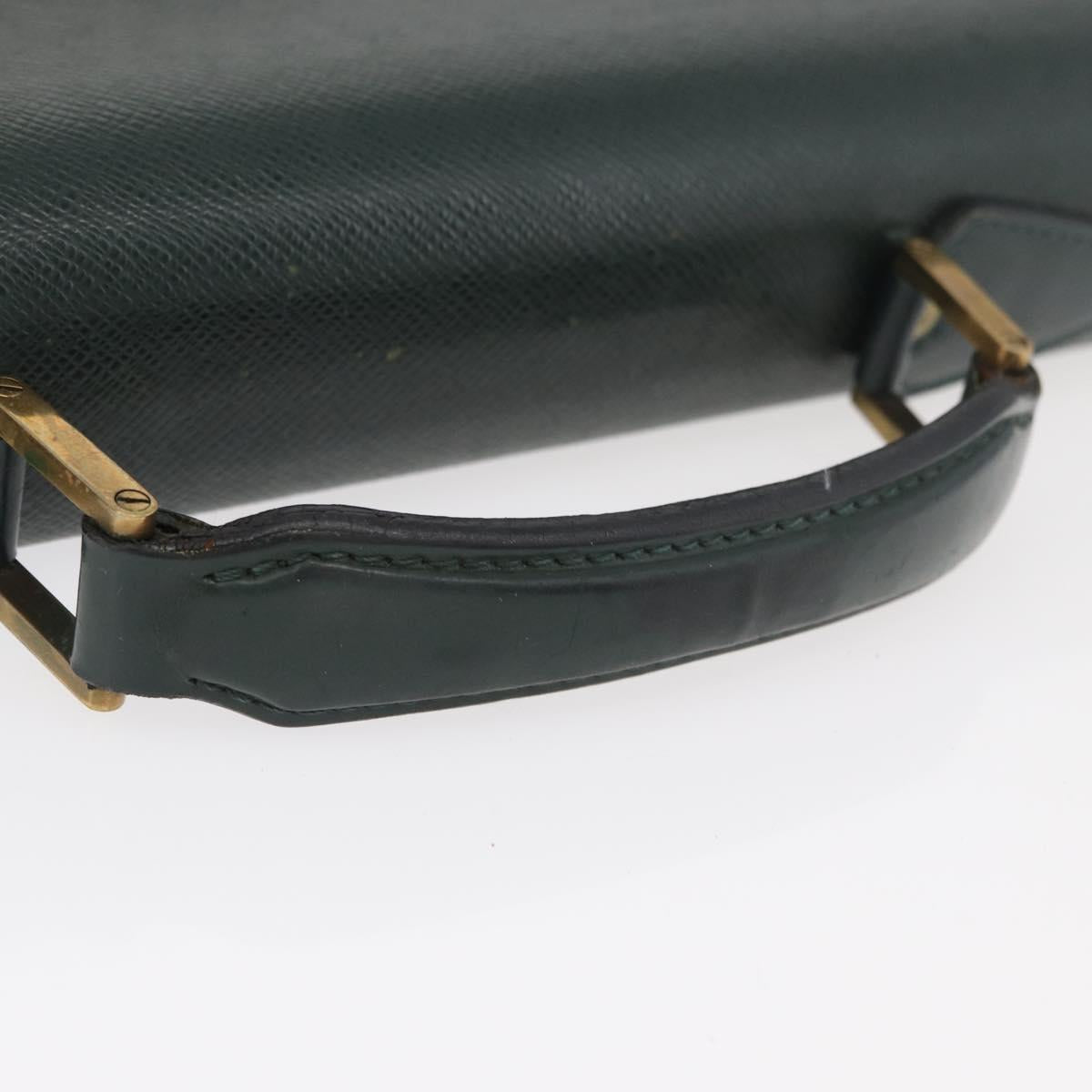 LOUIS VUITTON Taiga Serviette Moskova Business Bag Epicea M30034 LV Auth bs35001
