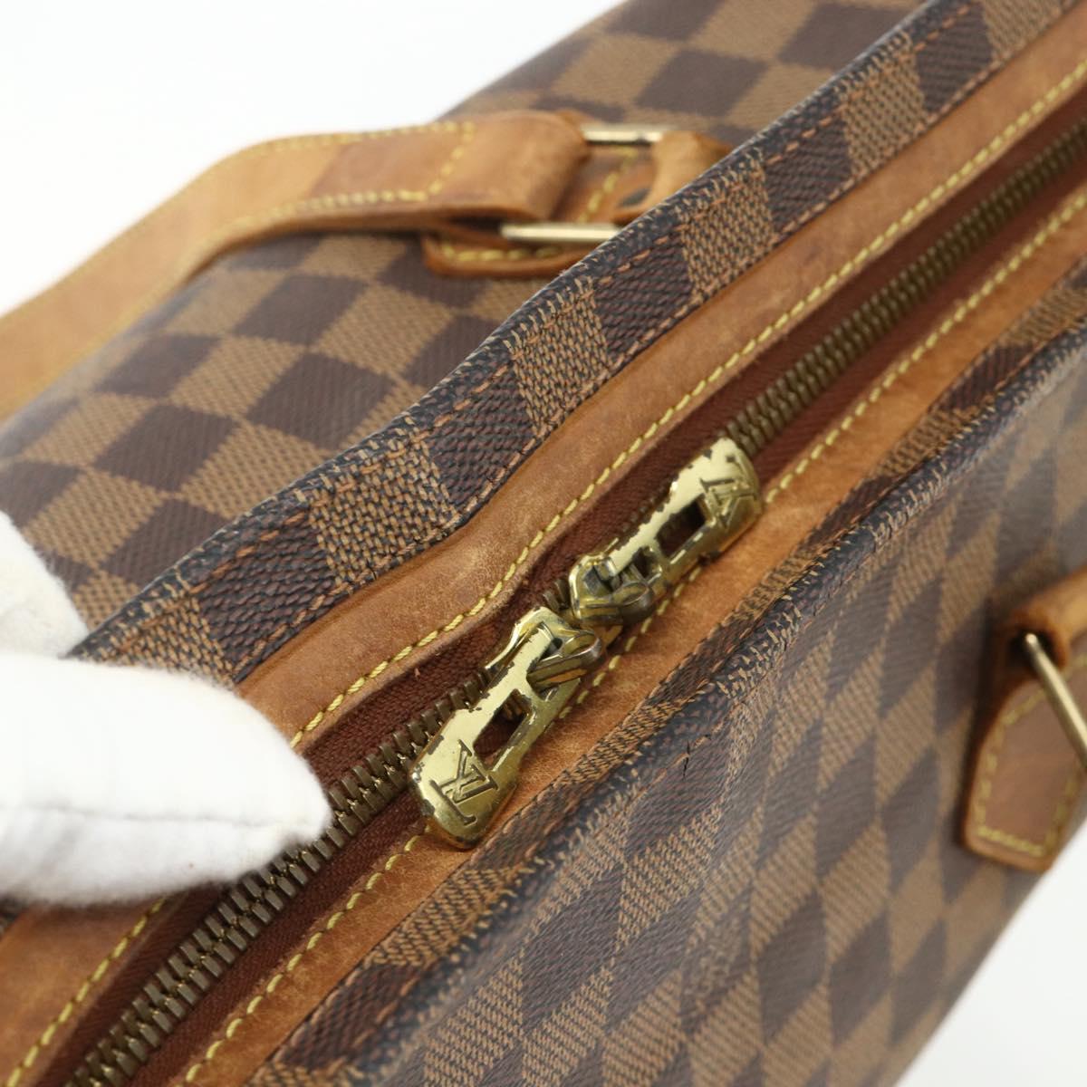 LOUIS VUITTON Damier Ebene Colombine Bag 100th anniversary N99037 Auth bs35002