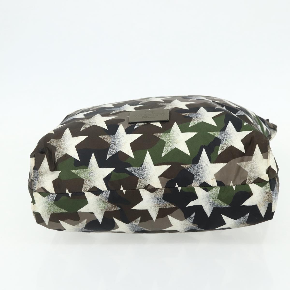 VALENTINO Tote Bag Nylon Khaki Auth bs35007A
