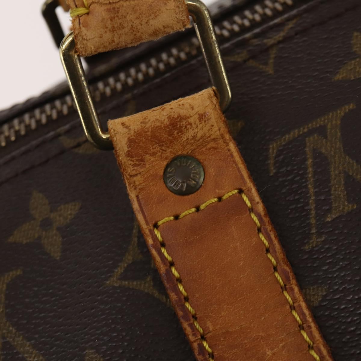 LOUIS VUITTON Monogram Keepall 50 Boston Bag M41426 LV Auth bs35015