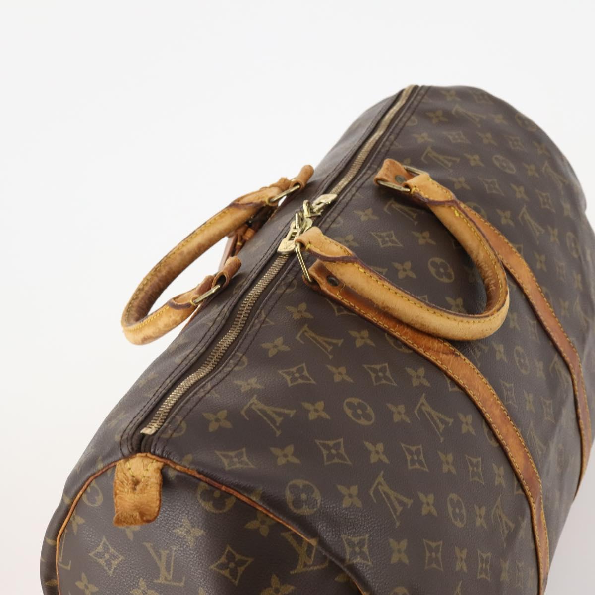 LOUIS VUITTON Monogram Keepall 50 Boston Bag M41426 LV Auth bs35015