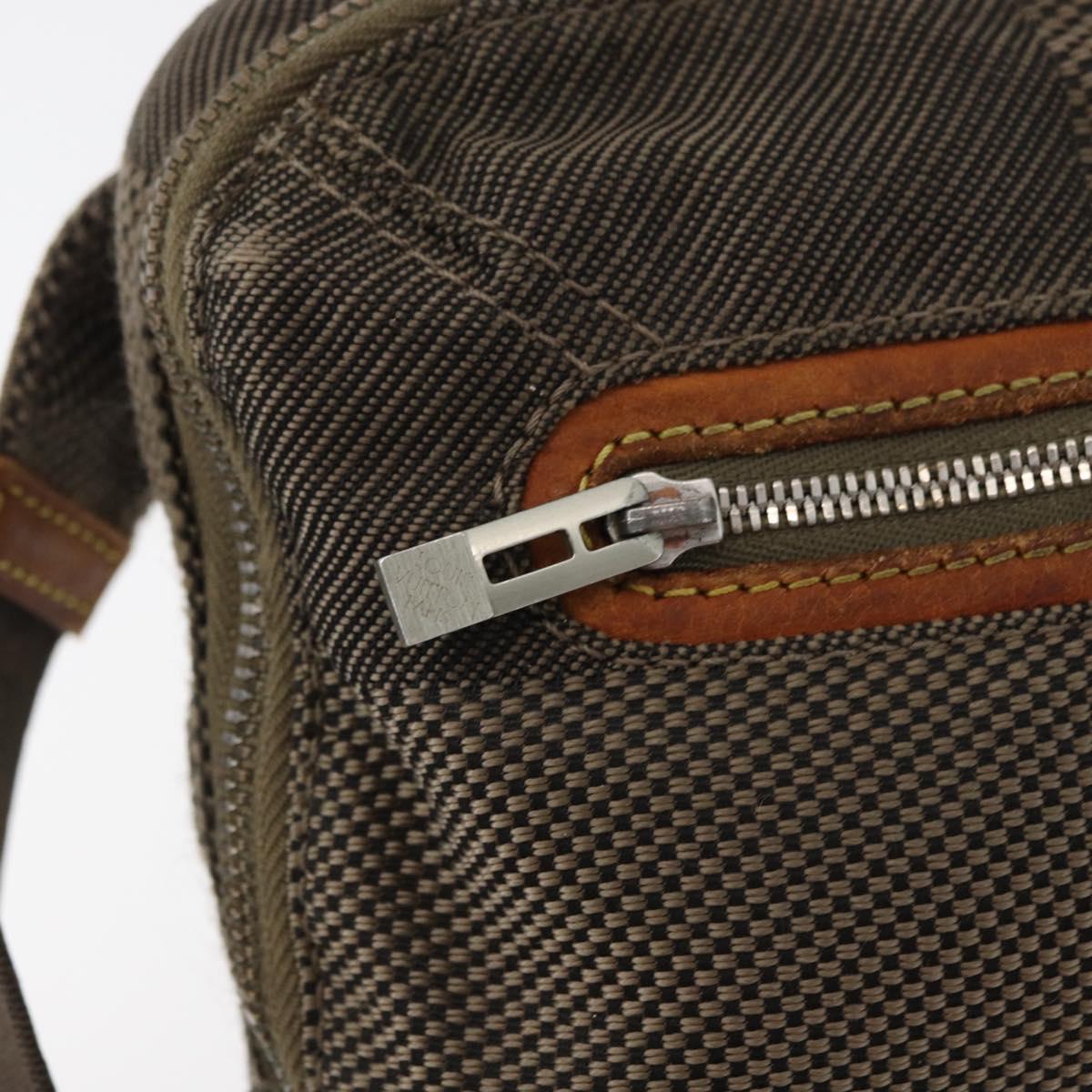 LOUIS VUITTON Damier Geant Arche Waist Bag Khaki M93022 LV Auth bs35025