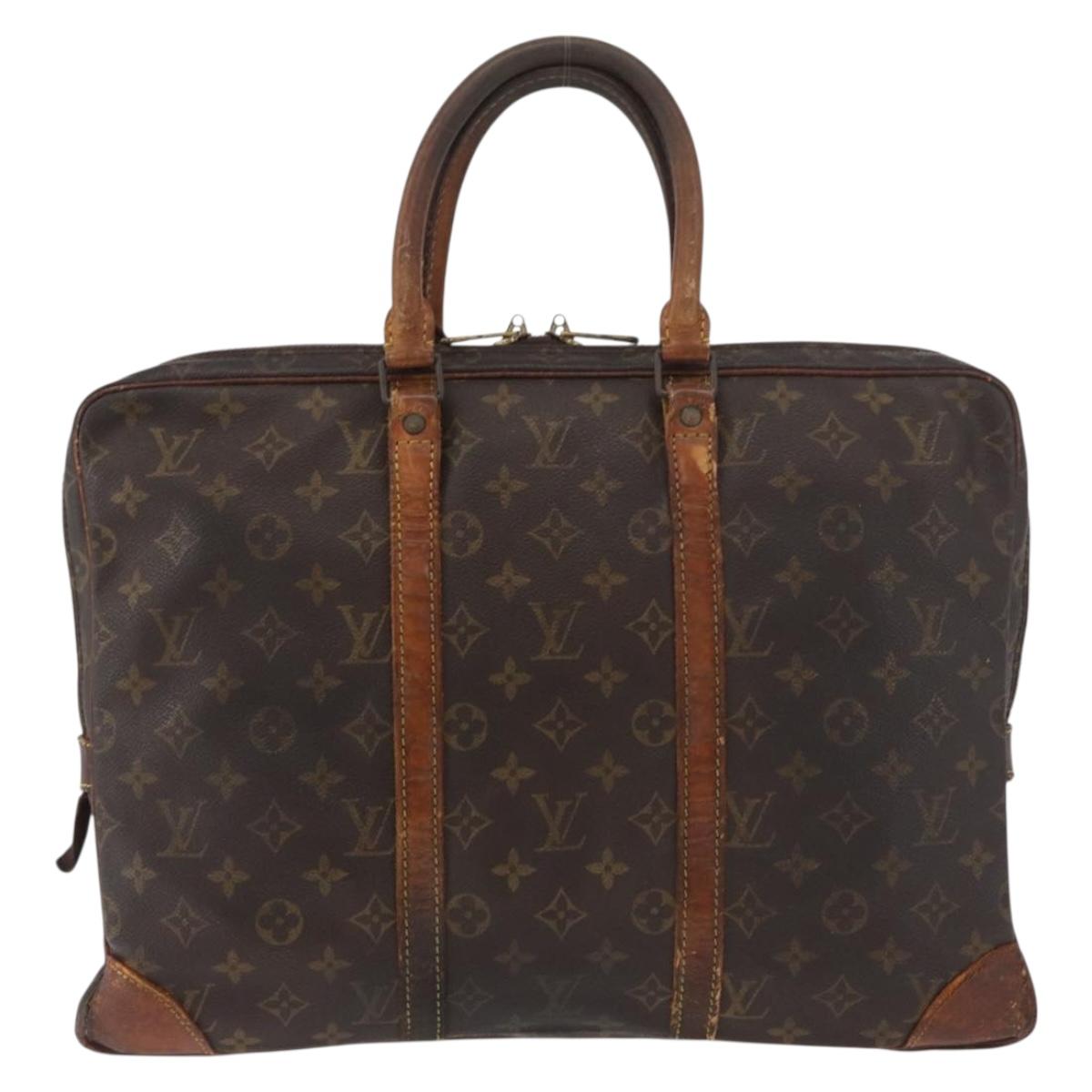 LOUIS VUITTON Monogram Porte Documents Voyage Bag M53361 LV Auth bs35047