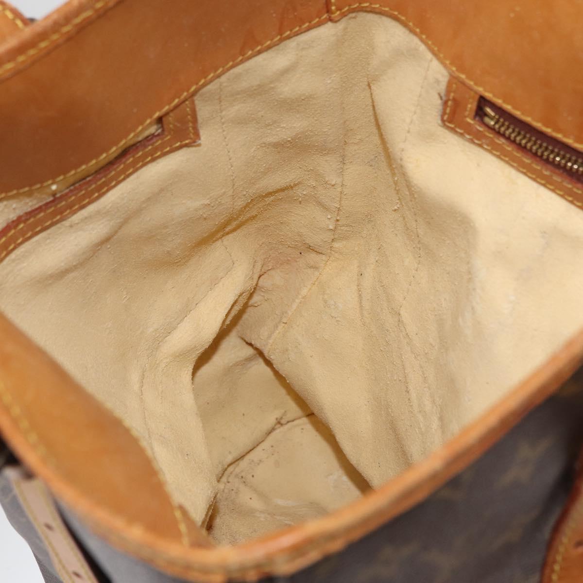 LOUIS VUITTON Monogram Bucket GM Shoulder Bag M42236 LV Auth bs35048
