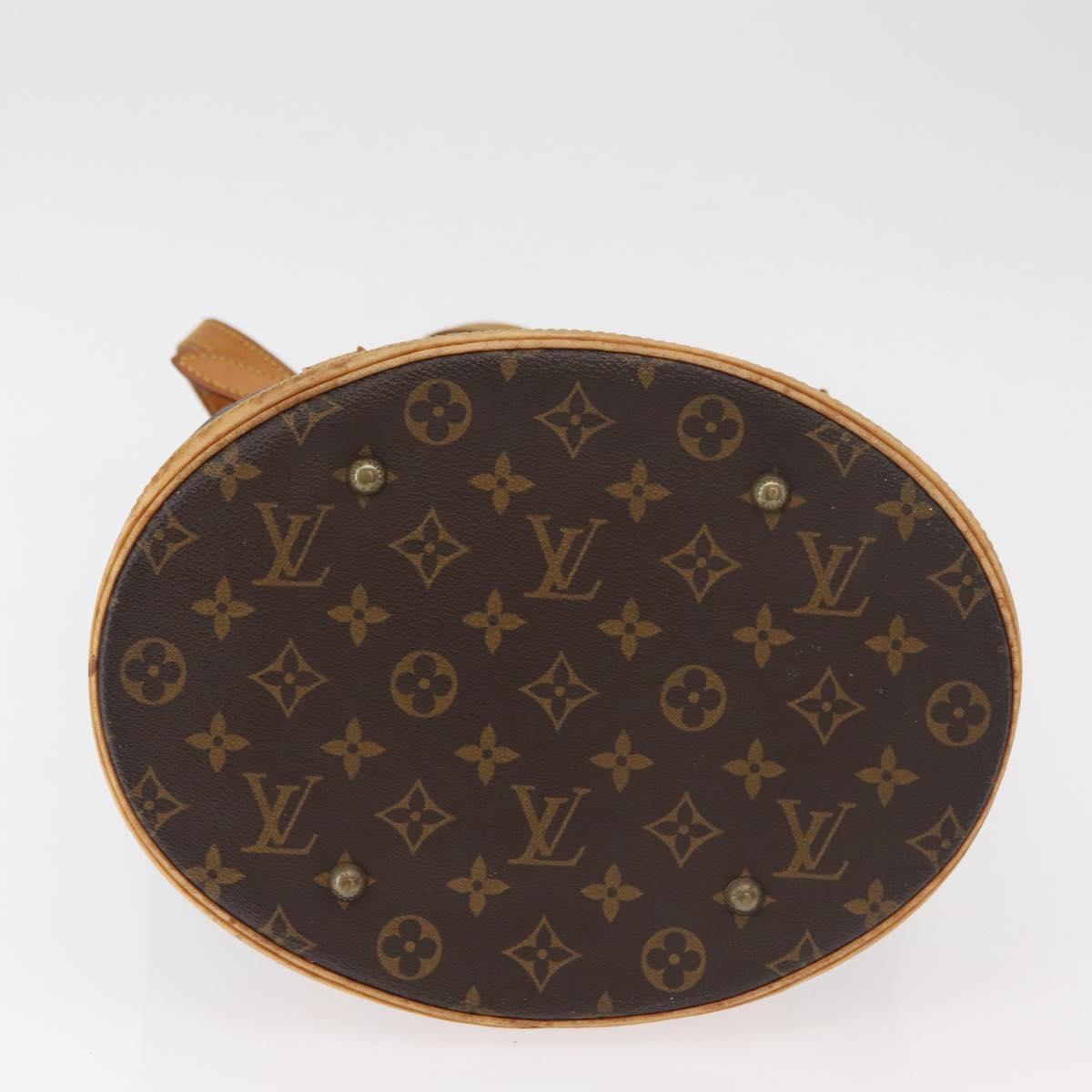 LOUIS VUITTON Monogram Bucket GM Shoulder Bag M42236 LV Auth bs35048