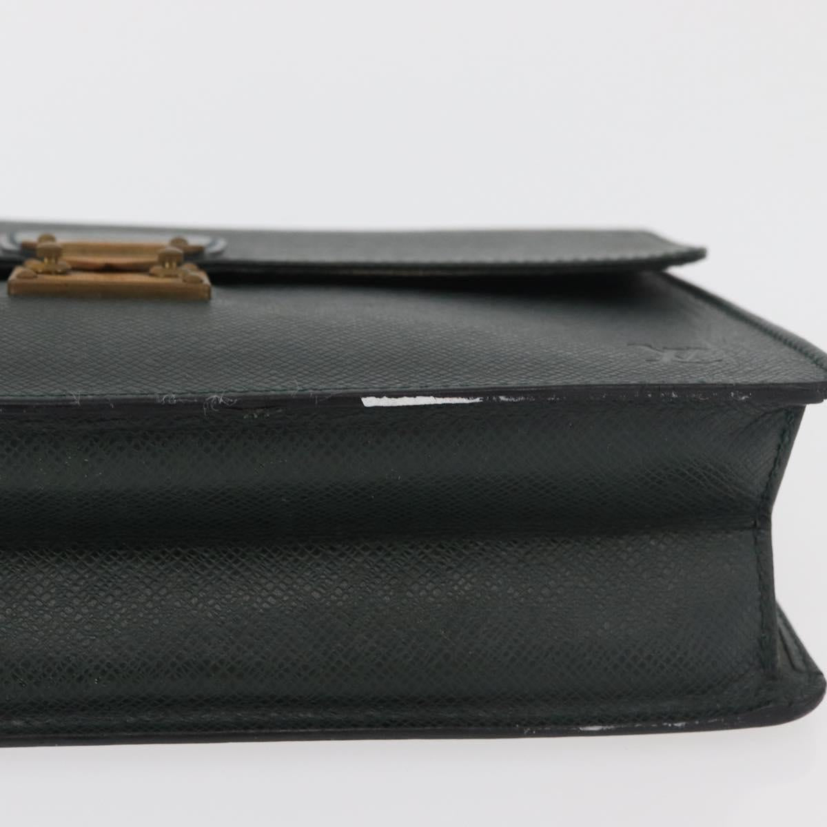 LOUIS VUITTON Taiga Pochette Kourad Clutch Bag Epicea M30194 LV Auth bs35052