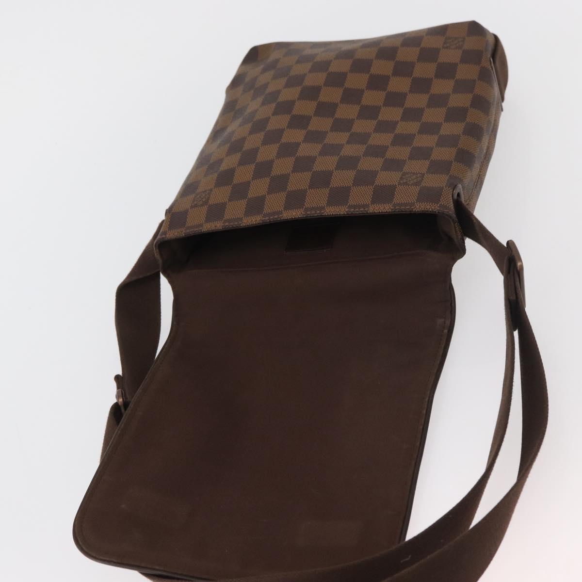 LOUIS VUITTON Damier Ebene Brooklyn PM Shoulder Bag N51210 LV Auth bs35054