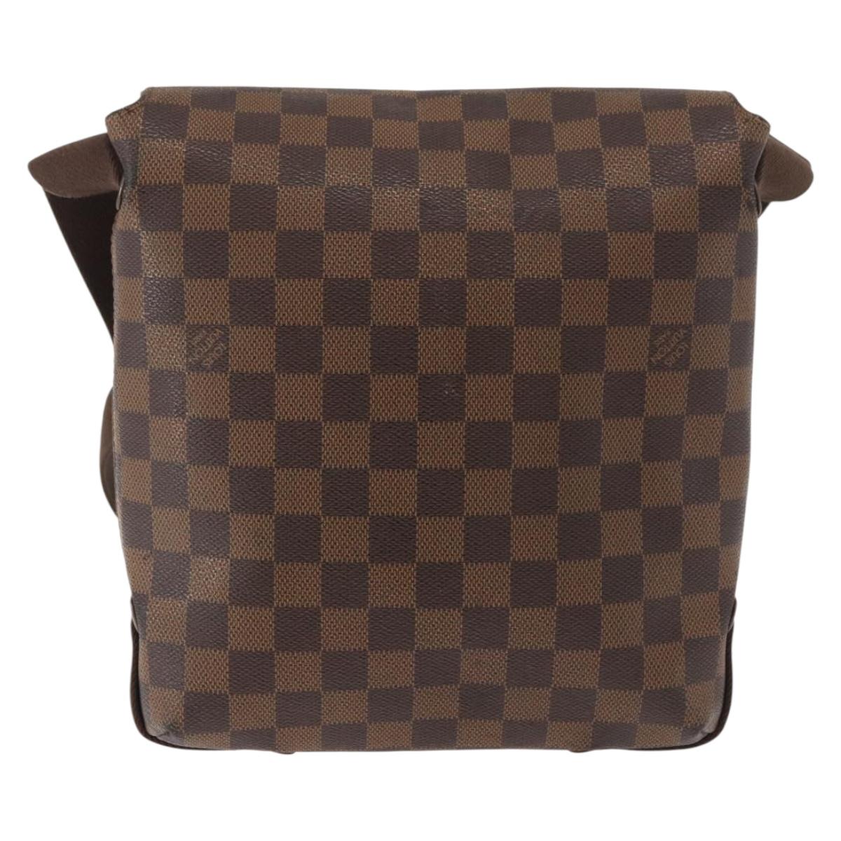LOUIS VUITTON Damier Ebene Brooklyn PM Shoulder Bag N51210 LV Auth bs35054