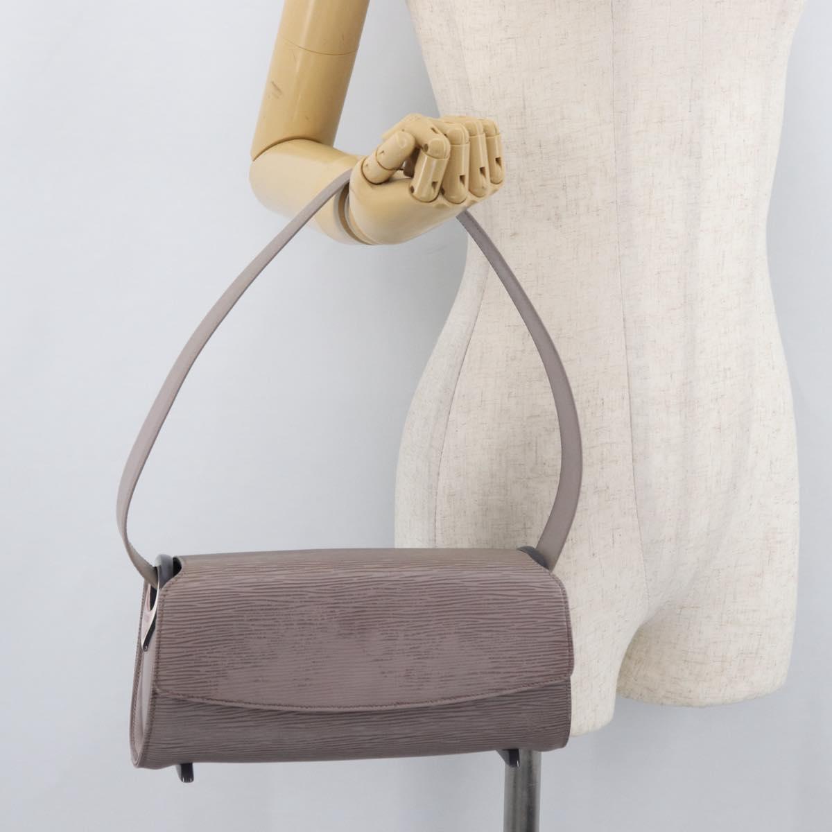 LOUIS VUITTON Epi Nocturne GM Shoulder Bag Lilac M5217B LV Auth bs35055