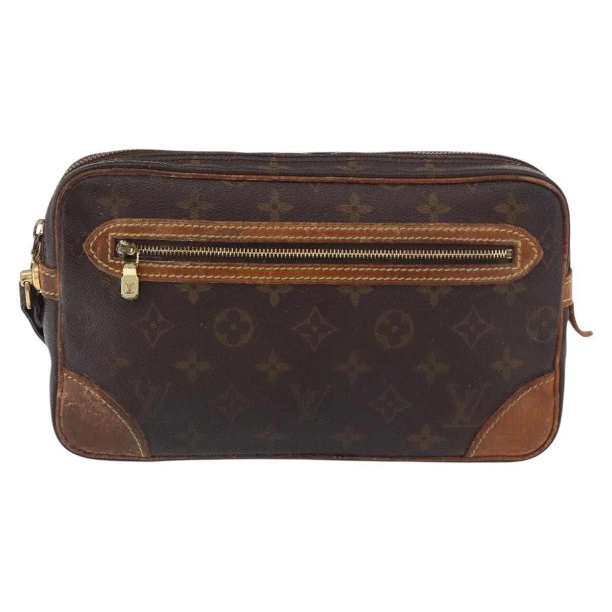LOUIS VUITTON Monogram Marly Dragonne GM Clutch Bag M51825 LV Auth bs35069