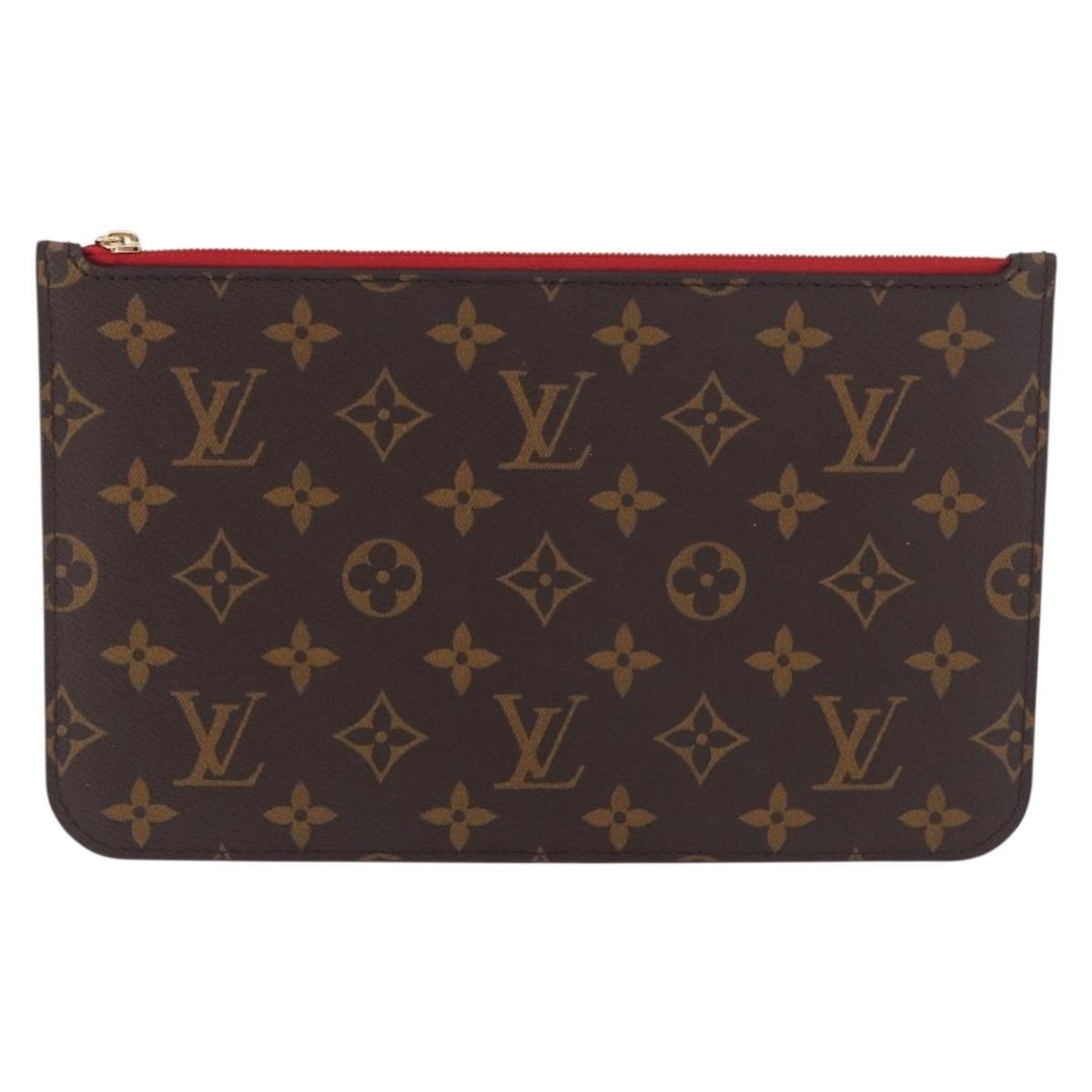 LOUIS VUITTON Monogram Neverfull GM Pouch Pouch LV Auth bs35076