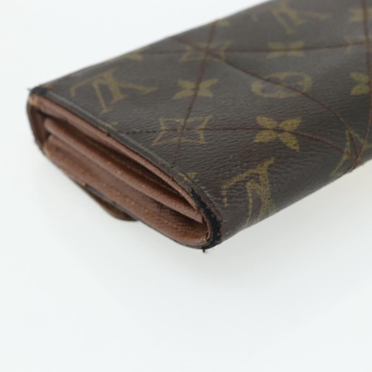 LOUIS VUITTON Monogram Etoile Portefeiulle Sarah Long Wallet M66556 Auth bs35085