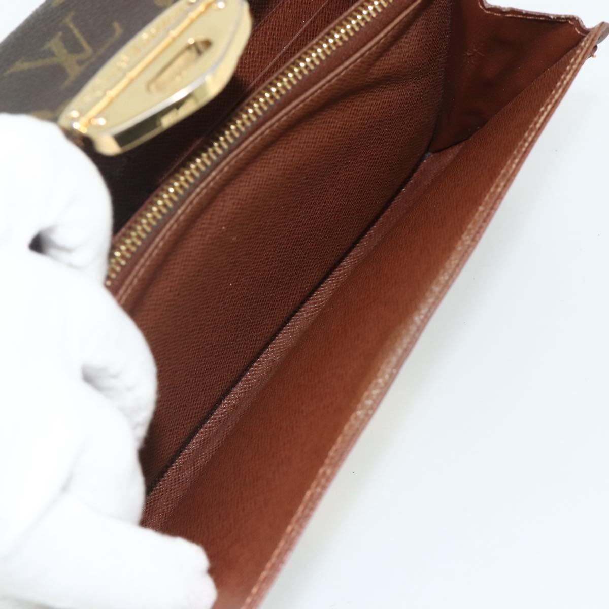LOUIS VUITTON Monogram Etoile Portefeiulle Sarah Long Wallet M66556 Auth bs35085