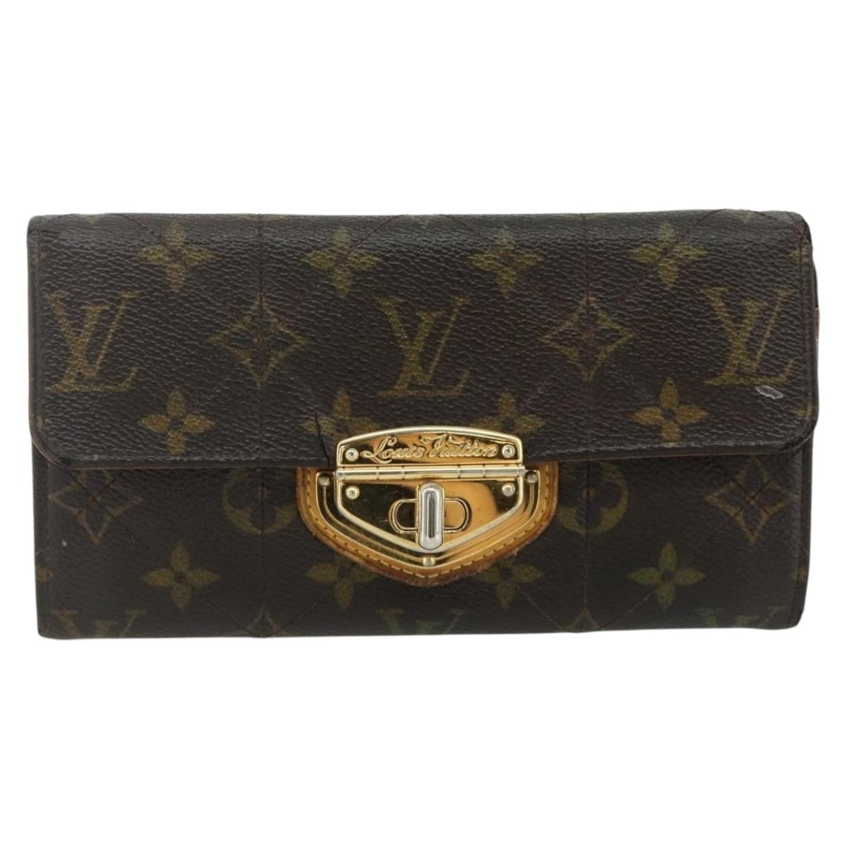 LOUIS VUITTON Monogram Etoile Portefeiulle Sarah Long Wallet M66556 Auth bs35085