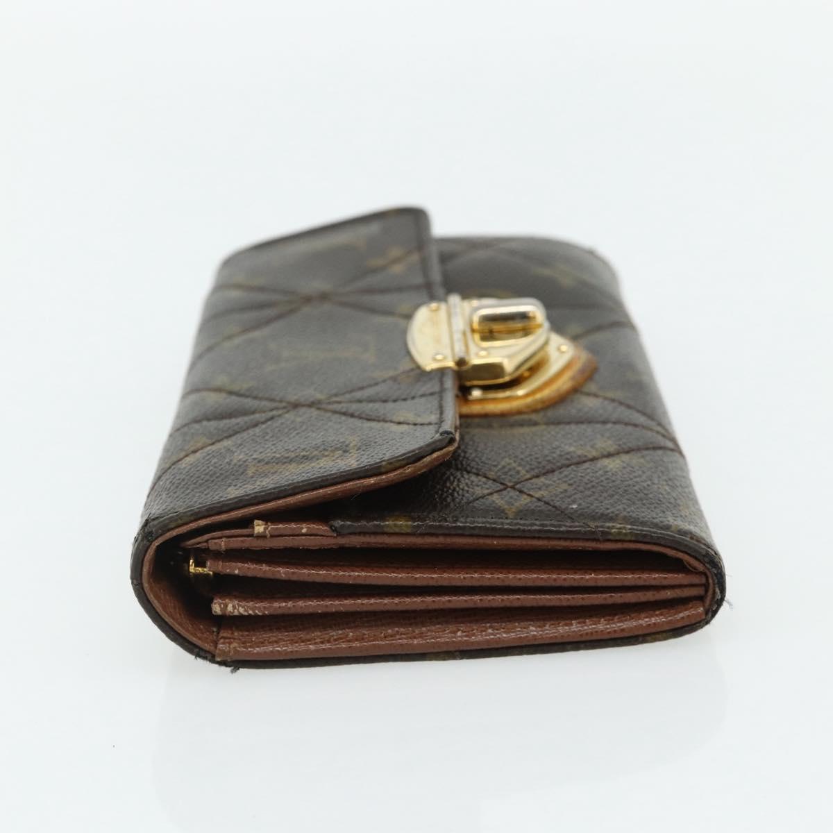 LOUIS VUITTON Monogram Etoile Portefeiulle Sarah Long Wallet M66556 Auth bs35085